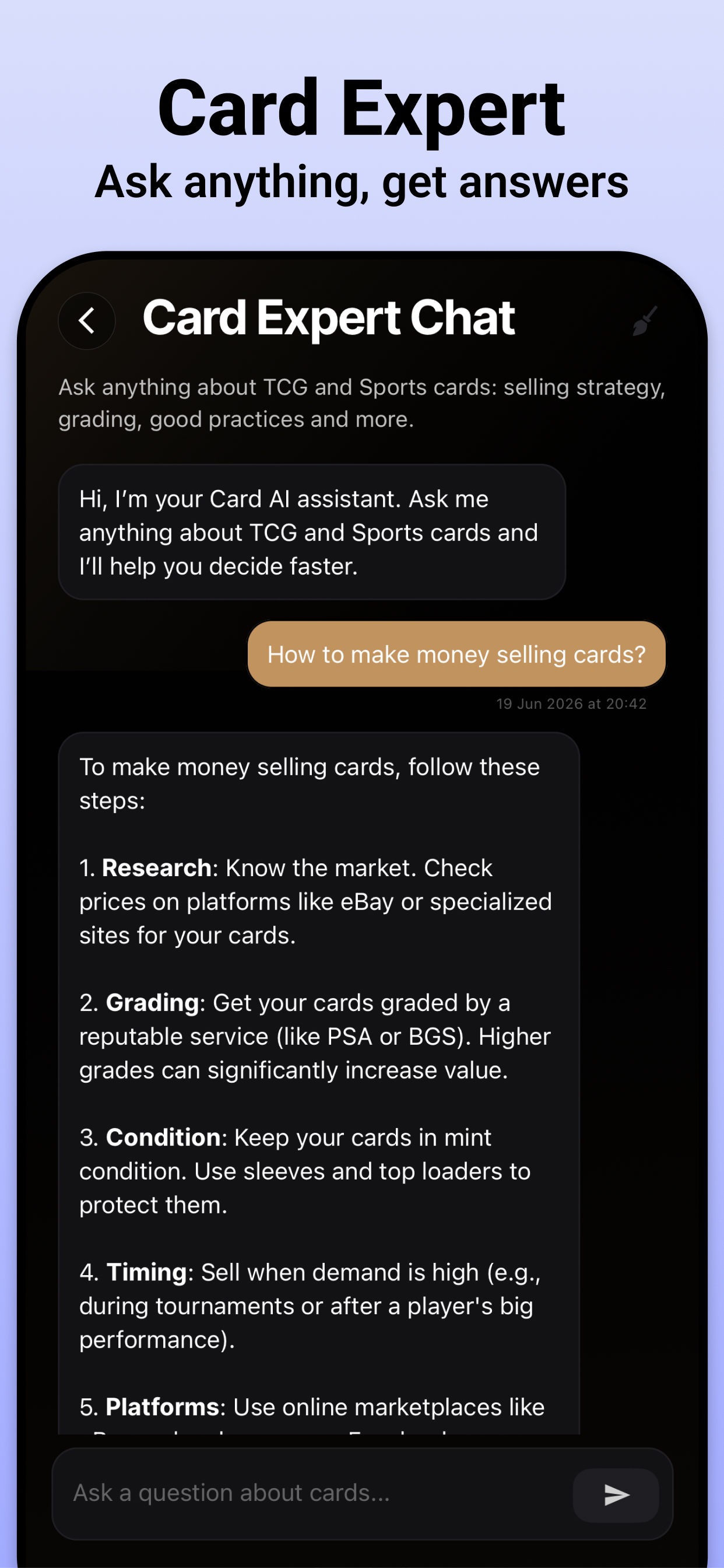 iMint TCG, Sports Card Scanner screenshot 6