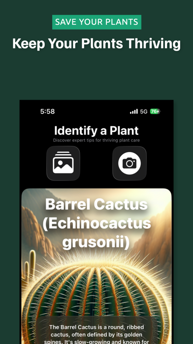 Plantier: Plant Identification Screenshot