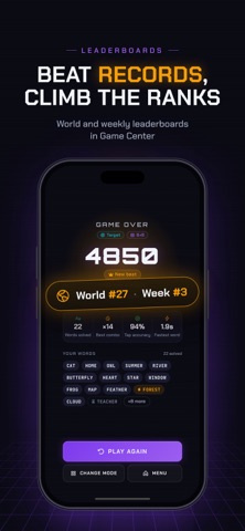 Word Rush - Speed Word Game screenshot 3