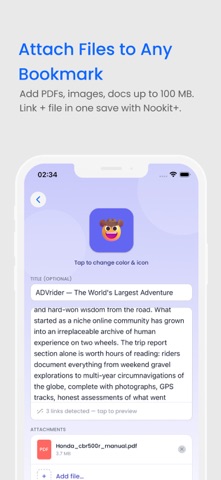 Nookit – Bookmark & Link Saver Screenshot 6 of 6