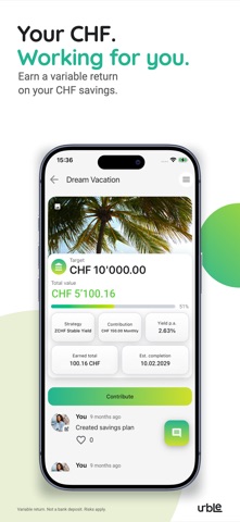urble: Savings Plans Screenshot 2 of 8