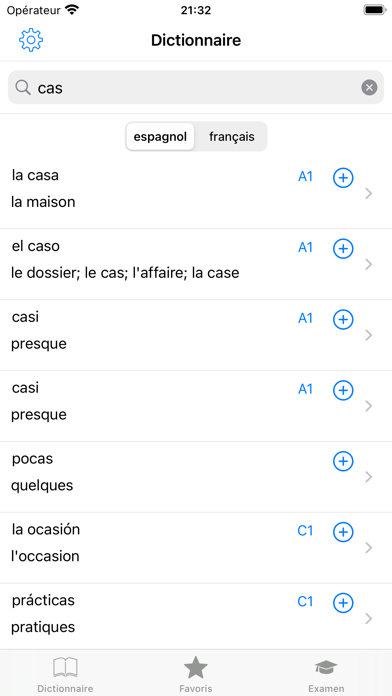 Screenshot #1 pour Espagnol Pro - dictionnaire
