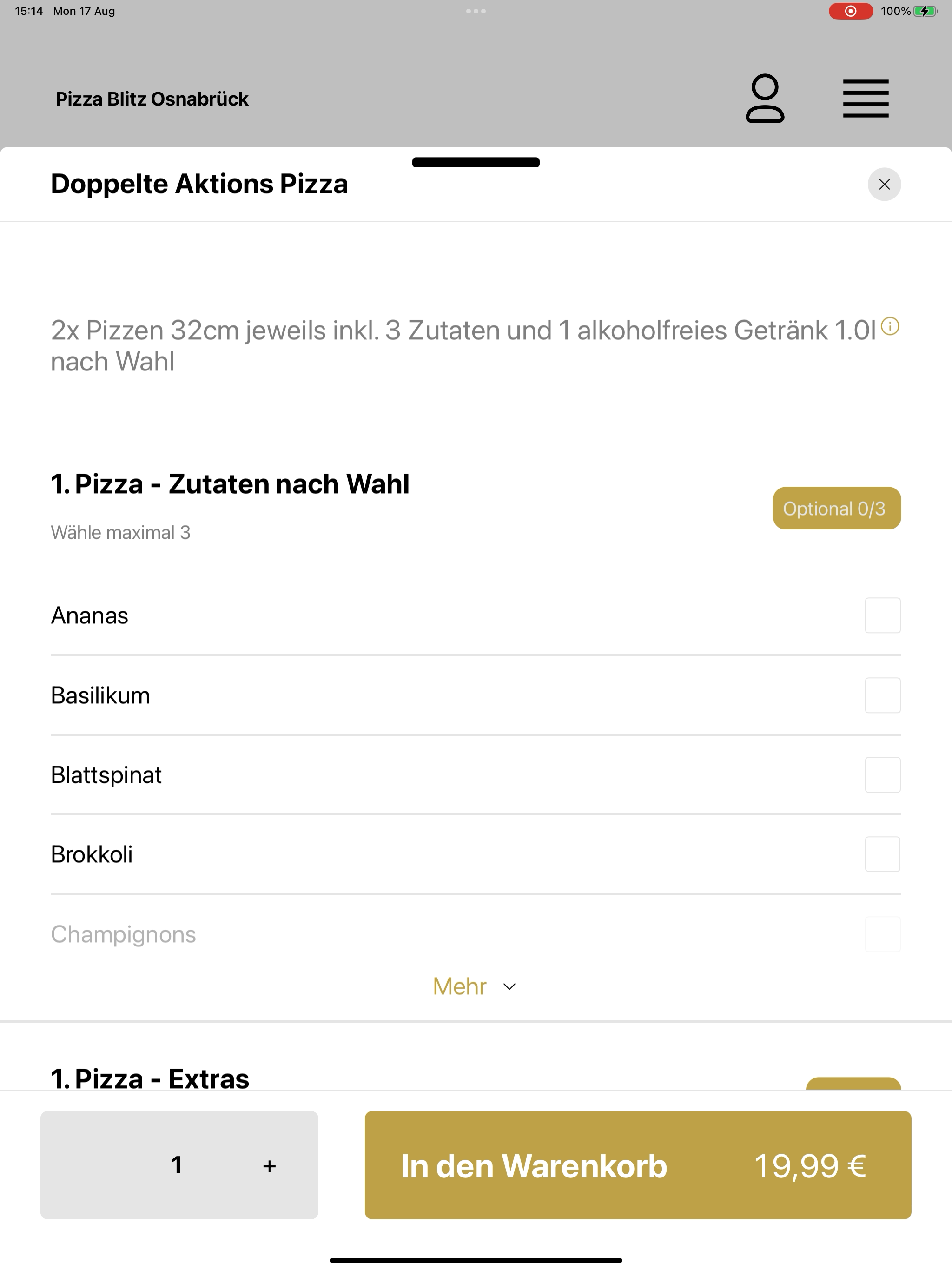 Pizza Blitz Osnabrück screenshot 10