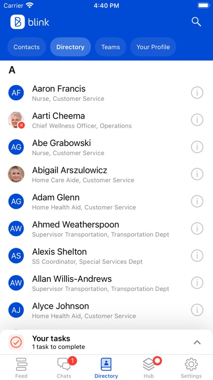 Blink - The Frontline App screenshot-3