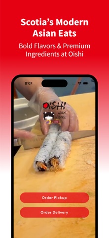 Oishi Asian Cuisine iPhone screenshot