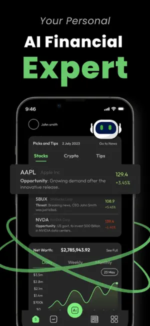One Click Finance: AI Advisors screenshot 1