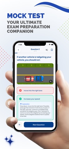 SD DMV Learners Permit Test iPhone screenshot