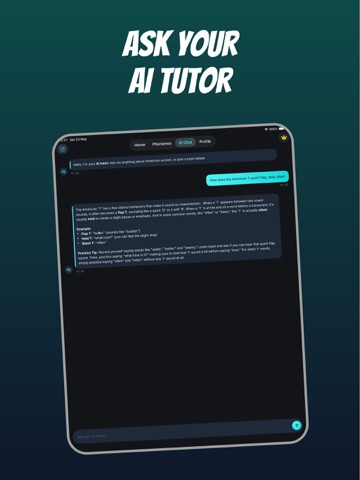 Accent Training iPad screenshot