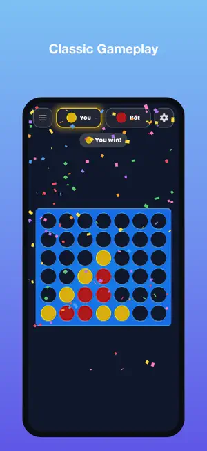 Four in a Row: Match 4 Connect screenshot 1