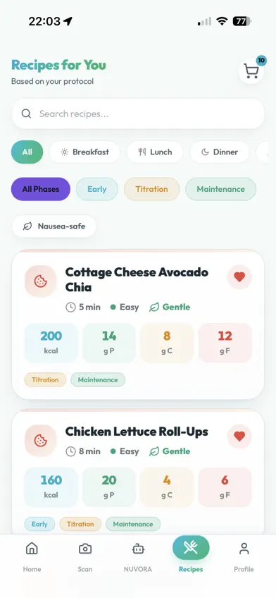 Nuvora: GLP-1 Routine screenshot 5