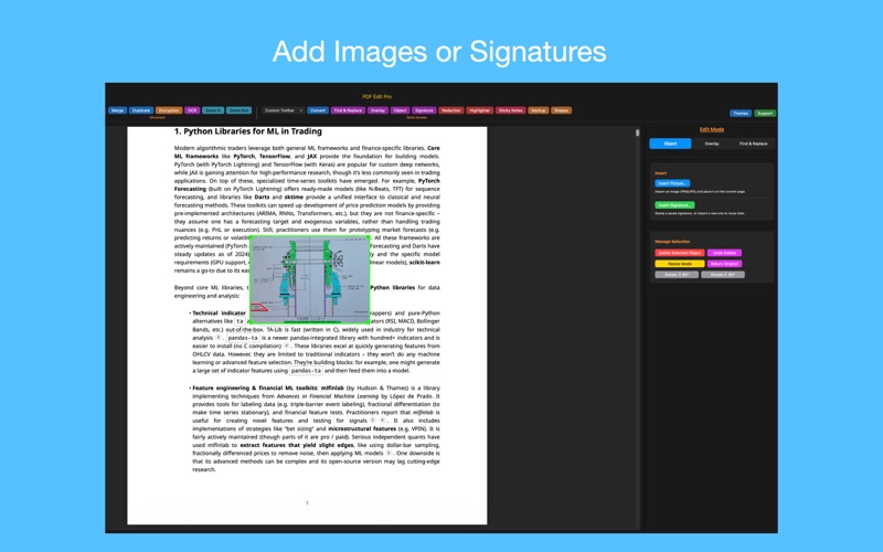 PDF Edit Pro screenshot