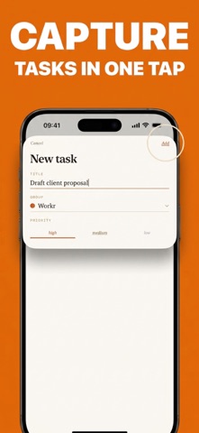AI To Do List Planner: Workr iPhone screenshot