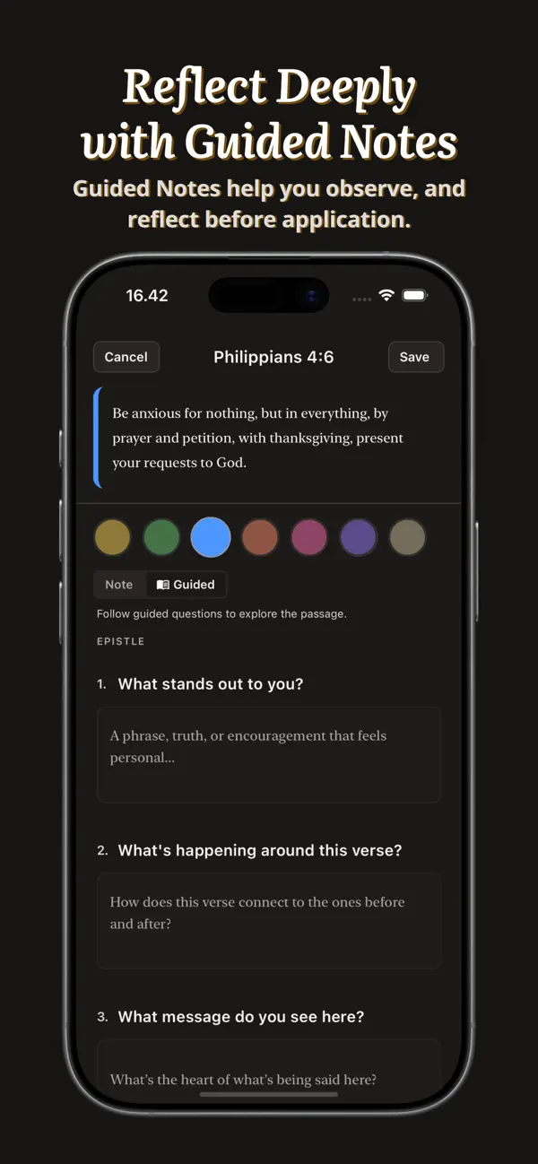 #4. Protos: Bible Study + Context (iOS) Ved: Fabio Jonathan Arifin