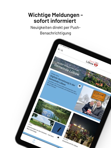 Lübow iPad screenshot