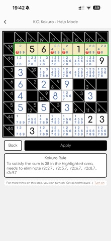 K.O. Kakuro Screenshot 3 of 3