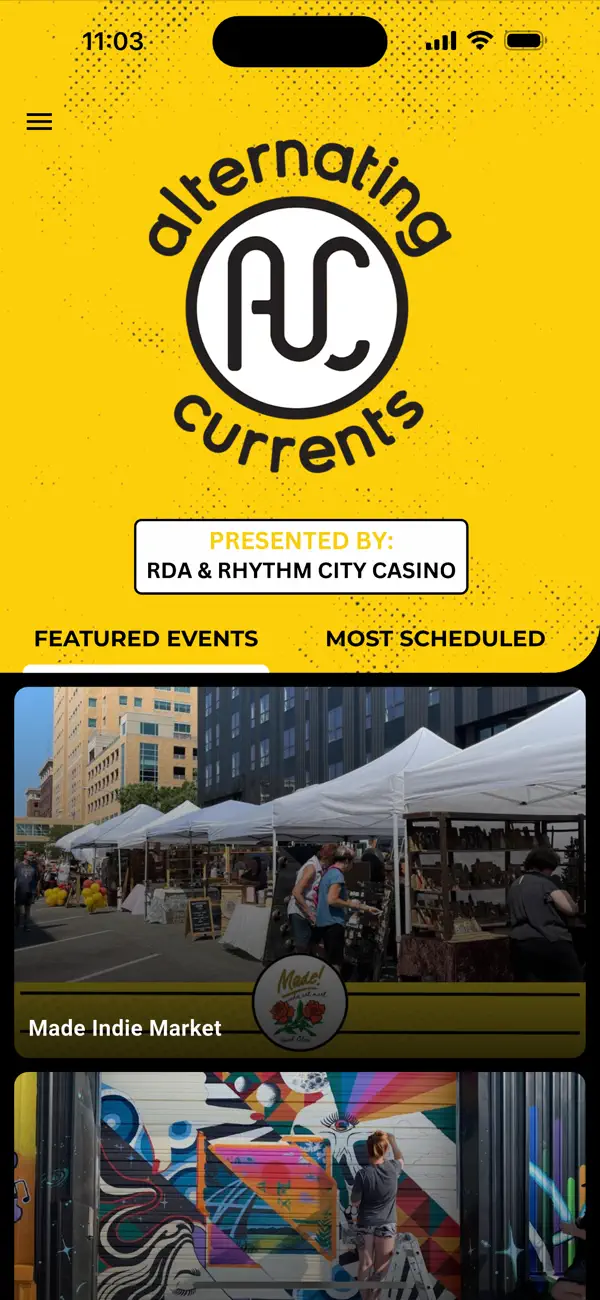 Screenshot #1 pour Alternating Currents Festival