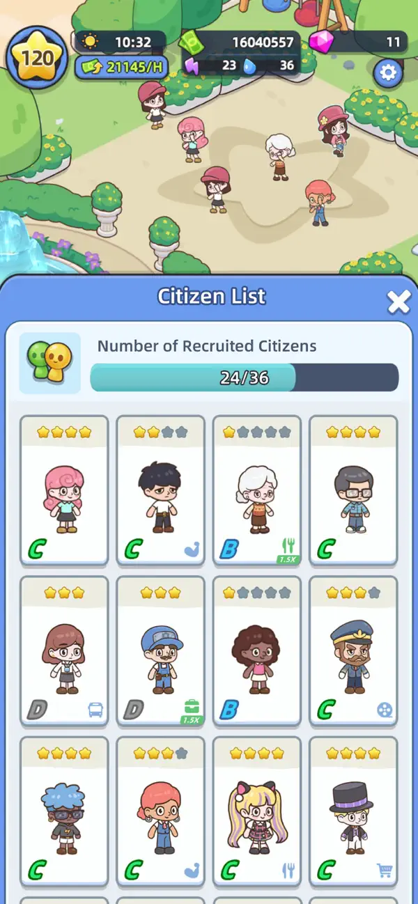 Happy Citizens - Mayor Sim Hack screenshot 9 - game app interface
