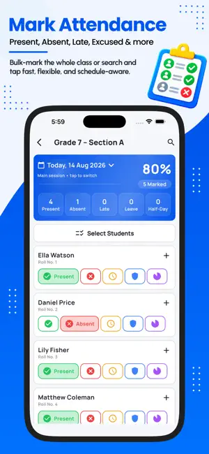 Student Attendance Tracker screenshot 1