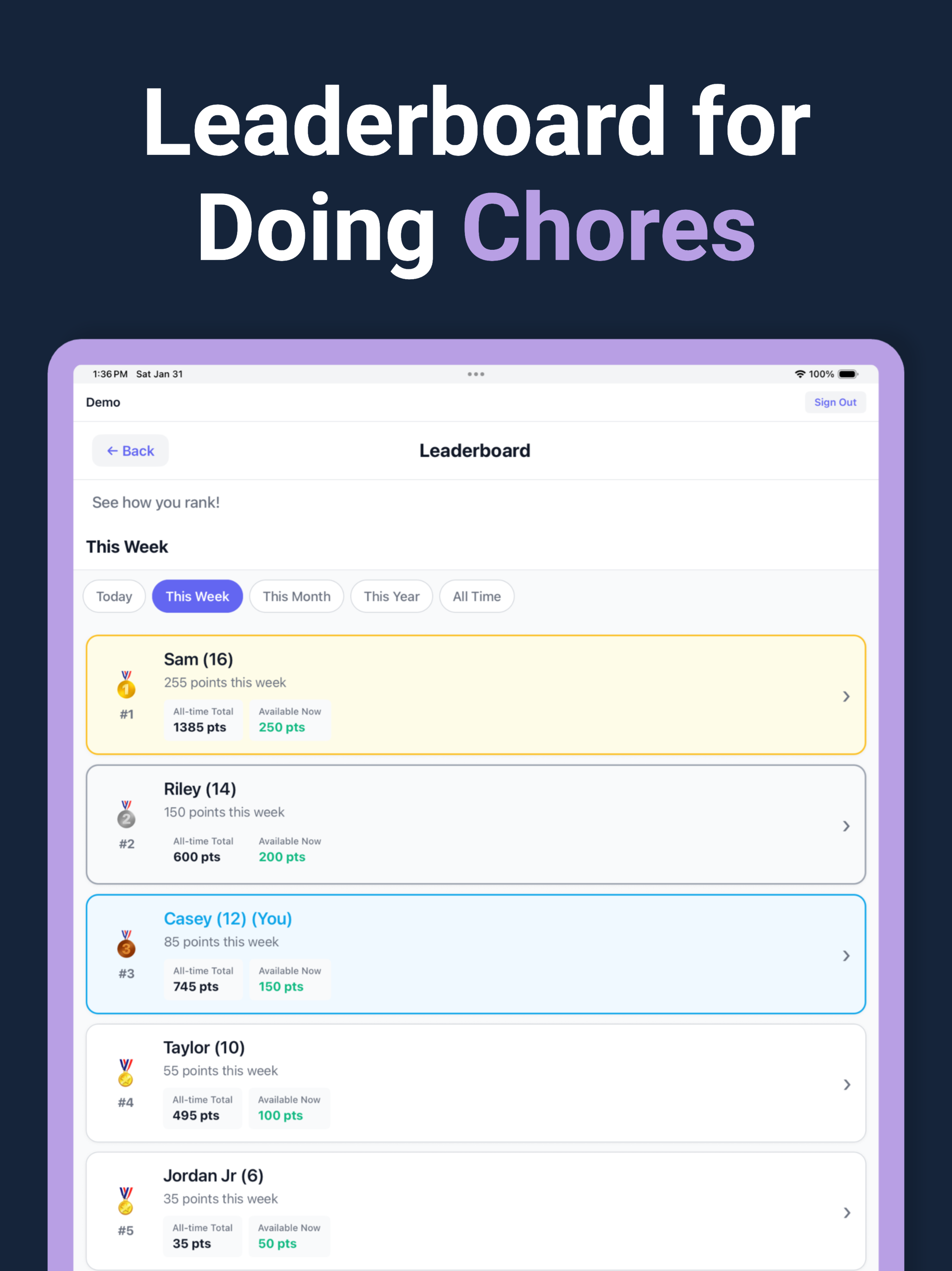 HousePoints: Kids Chore Chart screenshot 14