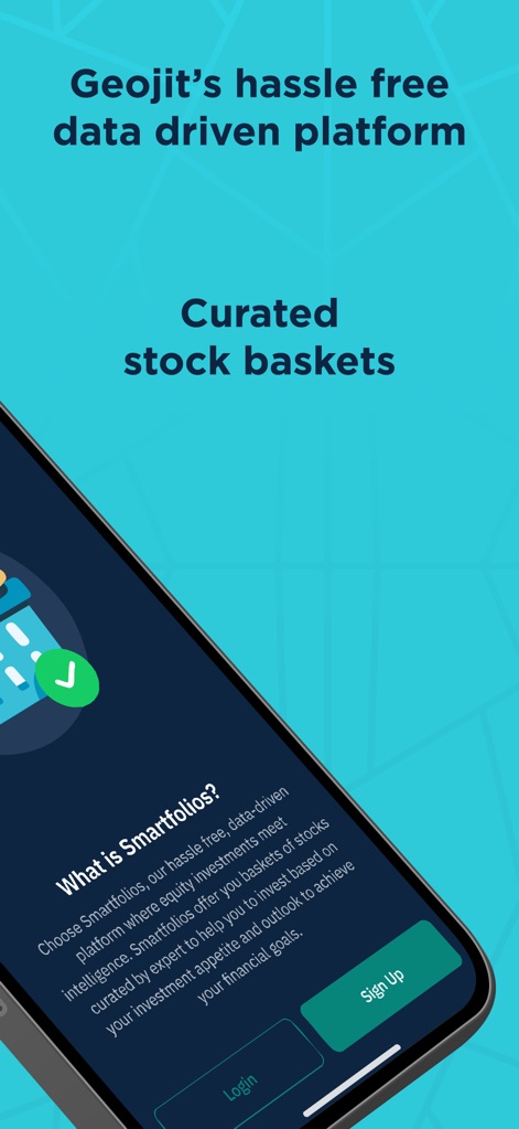 Geojit Smartfolios - Finance App | MWM