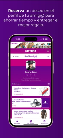 GIFTOKY® | Lista de regalos screenshot