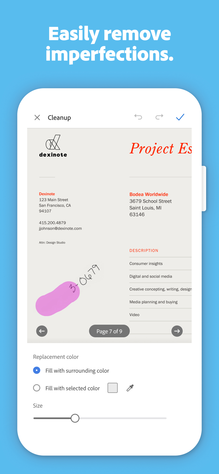 Adobe Scan: PDF & OCR Scanner screenshot 8