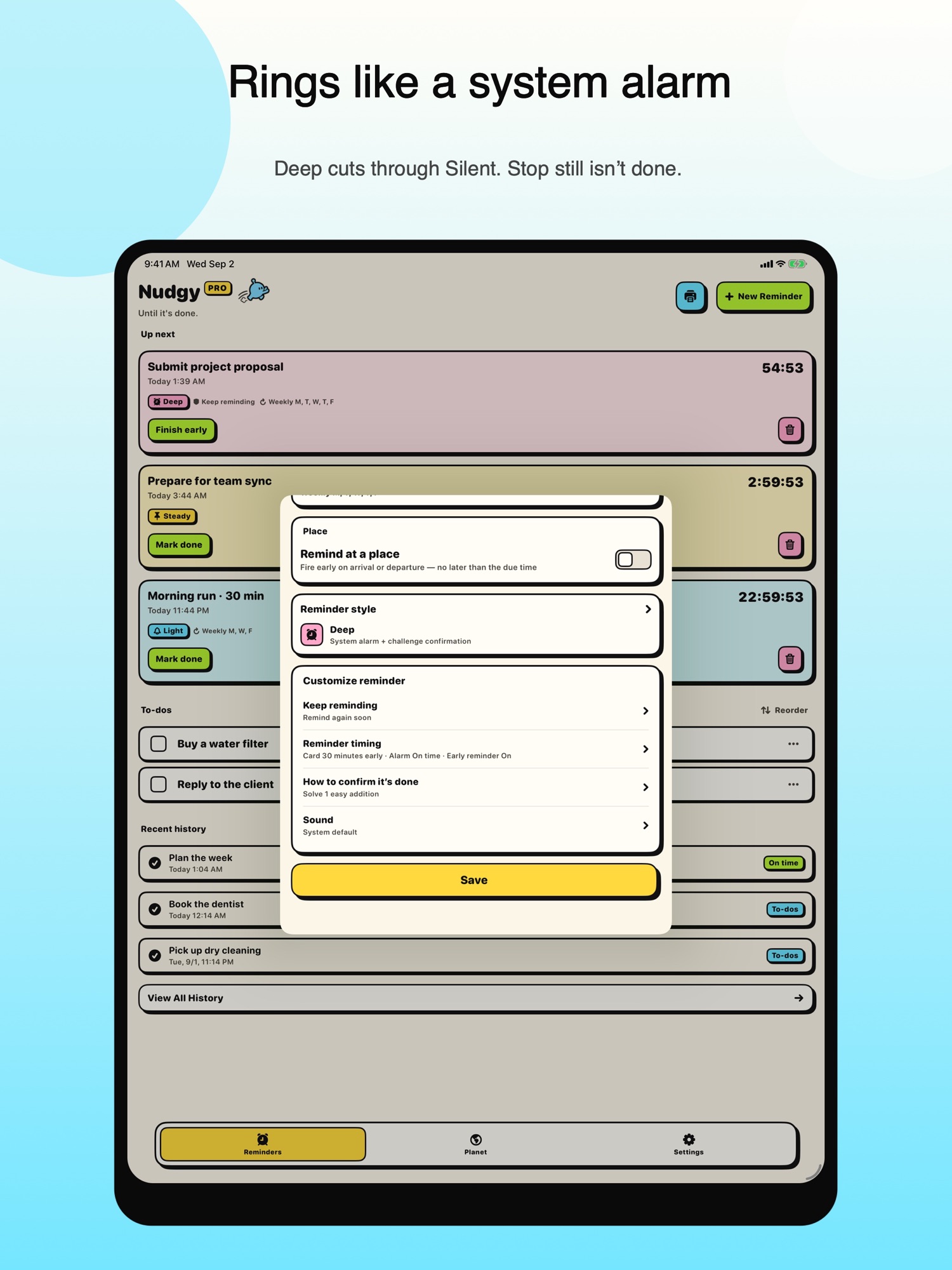 Nudgy - Reminders Until Done screenshot 10