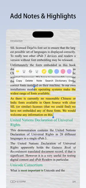 ReadLre - Book Reader & Notes screenshot 2