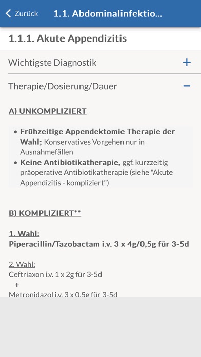 Antiinfektiva Leitfaden Screenshot
