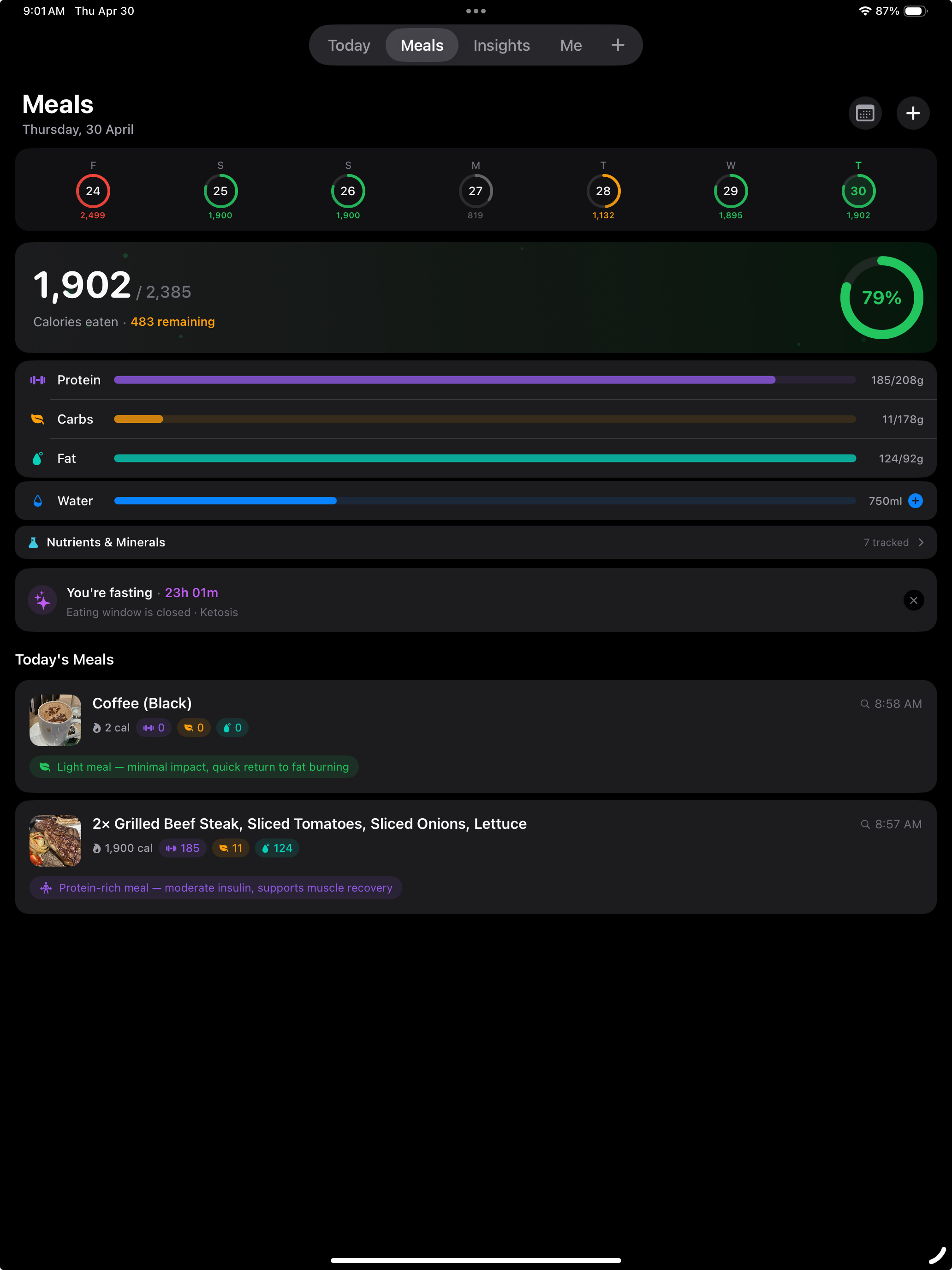 Atomic Fast: Fasting & Diet screenshot 12