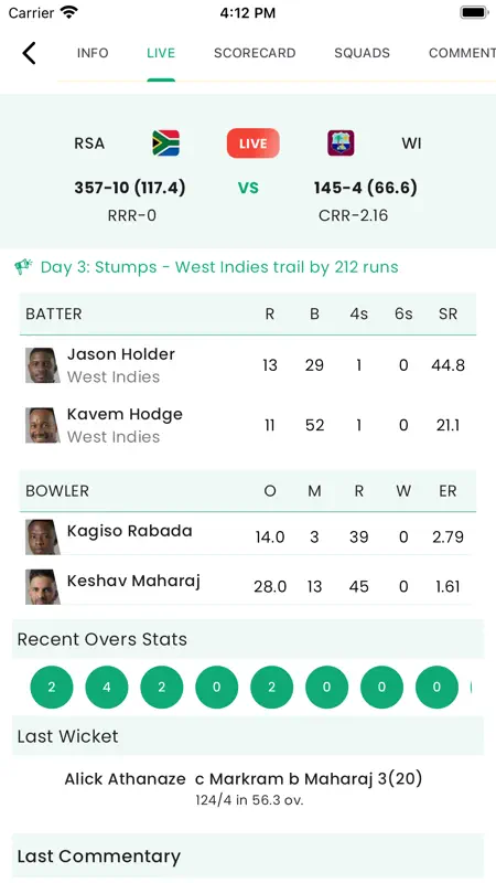 Cricket Live - CricExtra screenshot 2 of 8
