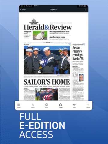 Herald-Review.com iPad screenshot