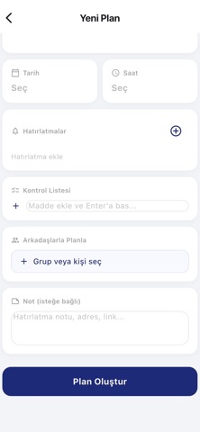 Planla - Plan & Hatırlat Screenshot 3 of 4