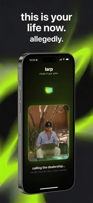 larp – fake flex app screenshot 4