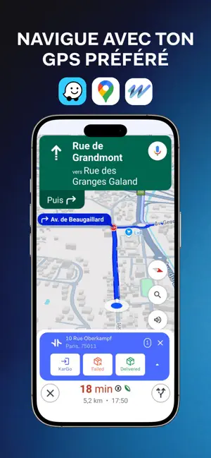 Laskar Optimiseur de Tournées iPhone screenshot 5