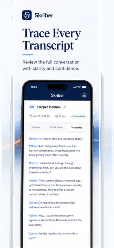 Skriber - AI Medical Scriber screenshot 3 of 5