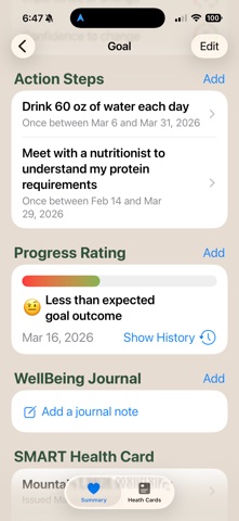 Whole Health Cards screenshot