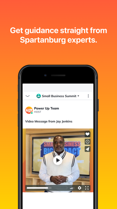 Power Up Spartanburg iPhone screenshot 3 - Social Networking app