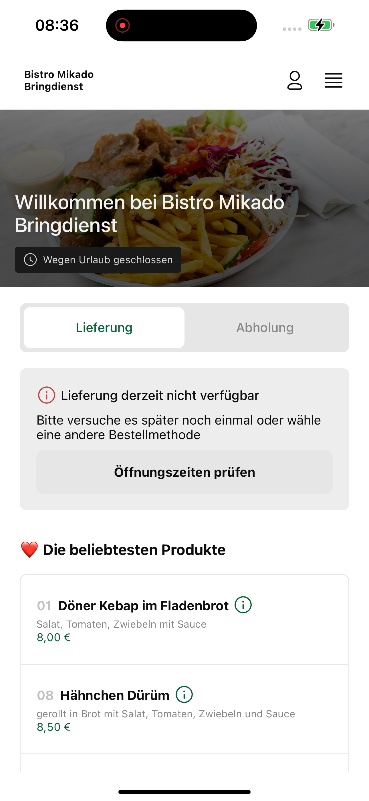 Bistro Mikado Bringdienst screenshot 5
