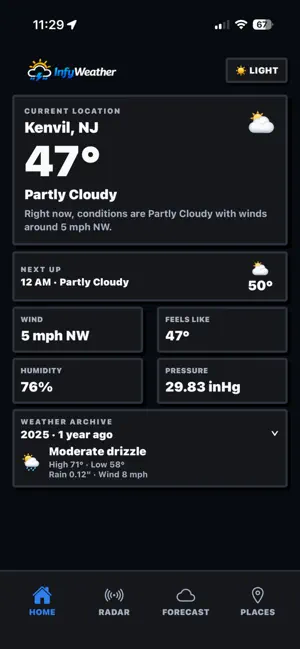 Infy Weather screenshot 1