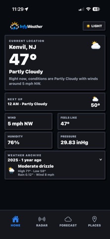 Infy Weather Screenshot 1 of 4