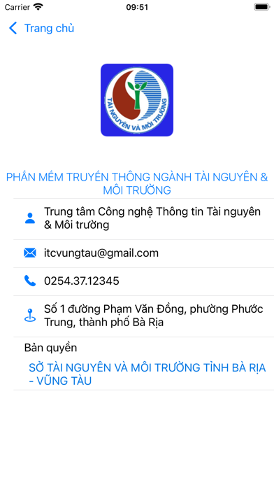 Truyền Thông Môi Trường BRVT Screenshot