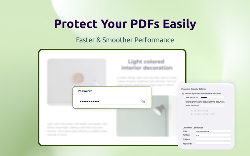 Screenshot #1 pour PDF Security Pro Edition