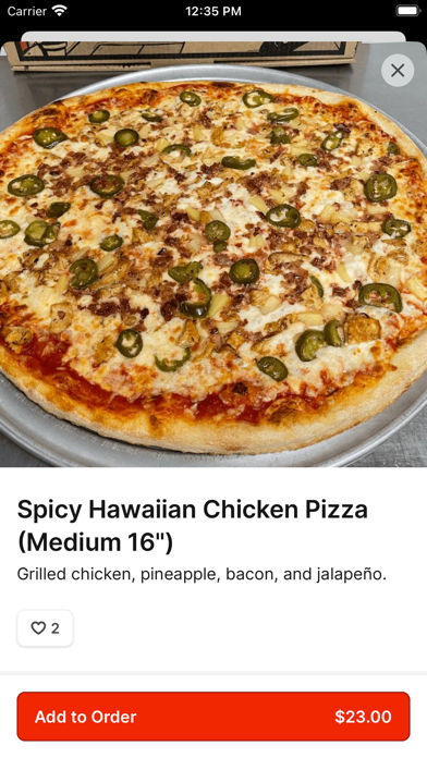 Nostra Pizza To Go iPhone screenshot 4 - Food & Drink app