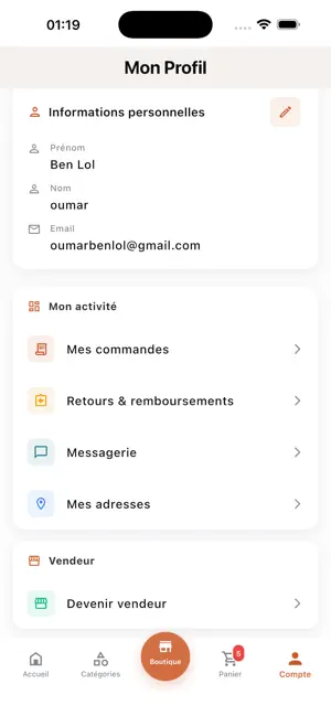Odjassa Market screenshot 4