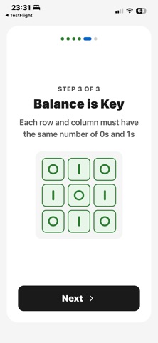 Takuzu Binary - Puzzle Clash! iPhone screenshot
