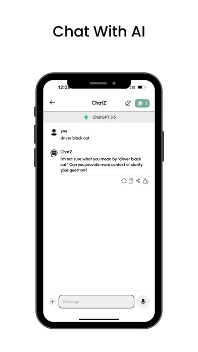 ChatZ - AI Chatbot, Photo, PDF Screenshot