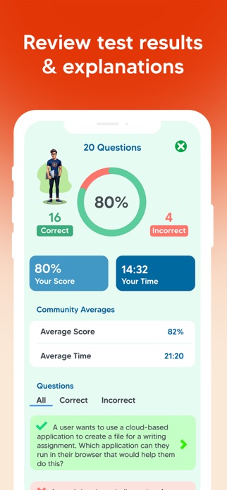 CompTIA Exam Prep Test 2025 Screenshot 3 of 8