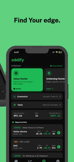 Oddify - Sports Predictions iPhone screenshot 3