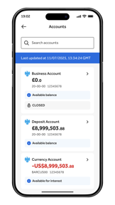 Barclays Corporate screenshot